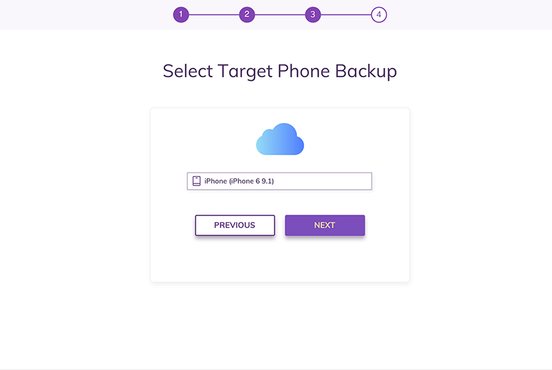 select which iphone to track